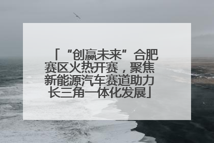 “创赢未来”合肥赛区火热开赛，聚焦新能源汽车赛道助力长三角一体化发展