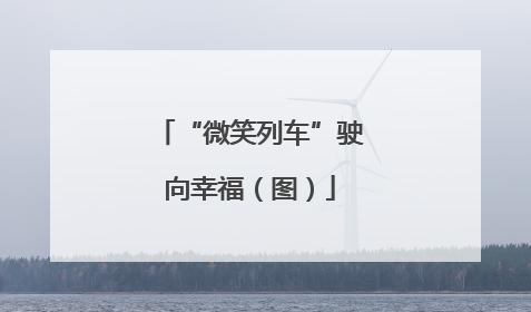 “微笑列车”驶向幸福（图）