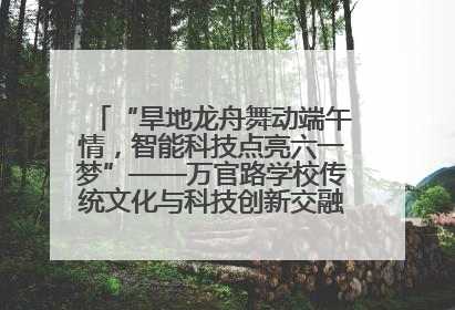 “旱地龙舟舞动端午情，智能科技点亮六一梦”——万官路学校传统文化与科技创新交融的精彩盛宴