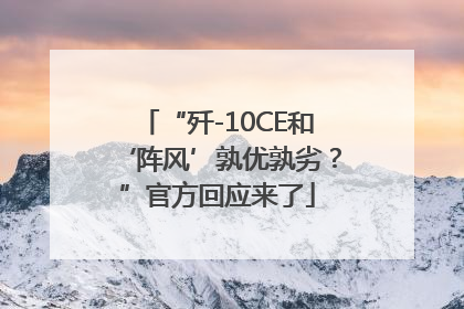 “歼-10CE和‘阵风’孰优孰劣？”官方回应来了