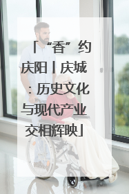 “香”约庆阳丨庆城：历史文化与现代产业交相辉映