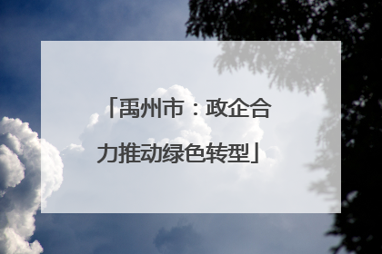 禹州市：政企合力推动绿色转型