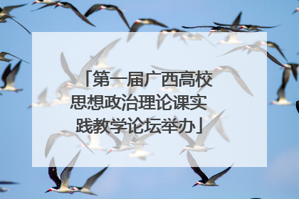 第一届广西高校思想政治理论课实践教学论坛举办
