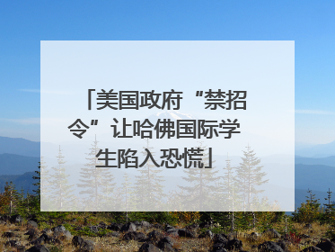 美国政府“禁招令”让哈佛国际学生陷入恐慌