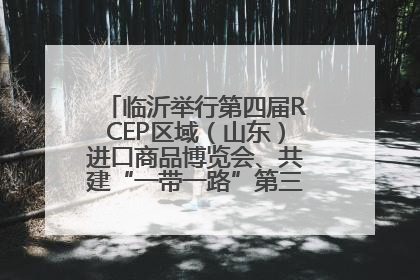 临沂举行第四届RCEP区域（山东）进口商品博览会、共建“一带一路”第三届临沂商城国际采购商大会新闻发布会