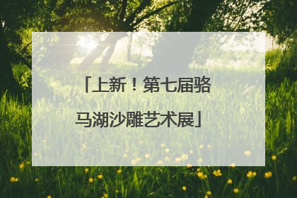 上新！第七届骆马湖沙雕艺术展