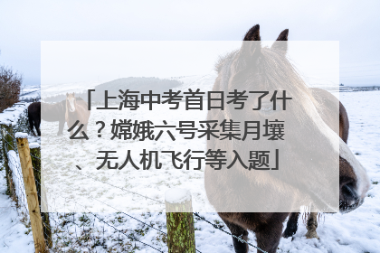 上海中考首日考了什么？嫦娥六号采集月壤、无人机飞行等入题