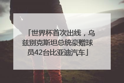 世界杯首次出线，乌兹别克斯坦总统豪赠球员42台比亚迪汽车