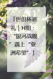 世俱杯巡礼｜H组：“银河战舰”遇上“亚洲希望”