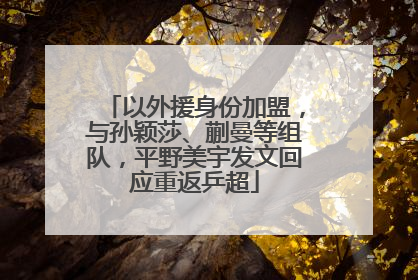 以外援身份加盟，与孙颖莎、蒯曼等组队，平野美宇发文回应重返乒超