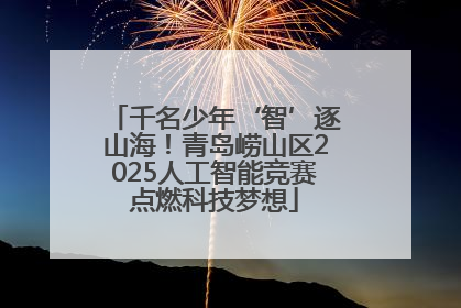 千名少年‘智’逐山海！青岛崂山区2025人工智能竞赛点燃科技梦想