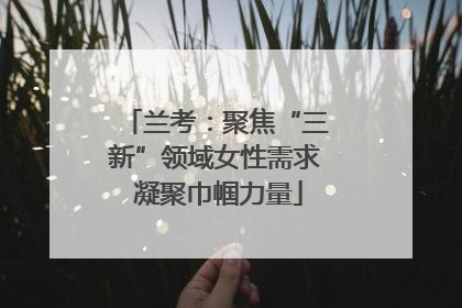 兰考：聚焦“三新”领域女性需求 凝聚巾帼力量