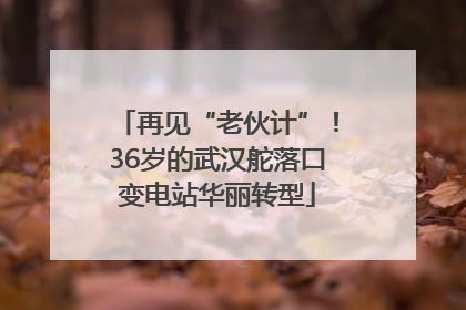 再见“老伙计”！36岁的武汉舵落口变电站华丽转型