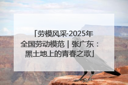 劳模风采·2025年全国劳动模范｜张广东：黑土地上的青春之歌
