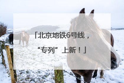 北京地铁6号线，“专列”上新！