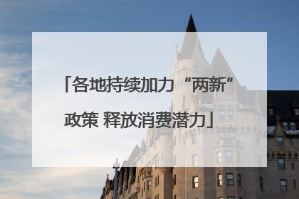 各地持续加力“两新”政策 释放消费潜力