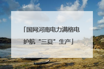 国网河南电力满格电护航“三夏”生产