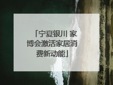 宁夏银川 家博会激活家居消费新动能
