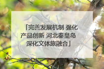 完善发展机制 强化产品创新 河北秦皇岛深化文体旅融合