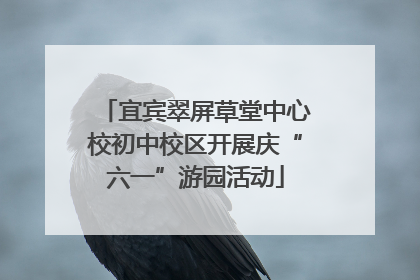 宜宾翠屏草堂中心校初中校区开展庆“六一”游园活动
