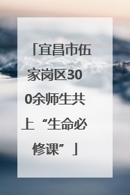 宜昌市伍家岗区300余师生共上“生命必修课”