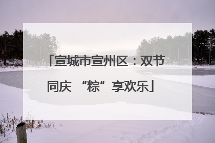 宣城市宣州区：双节同庆 “粽”享欢乐