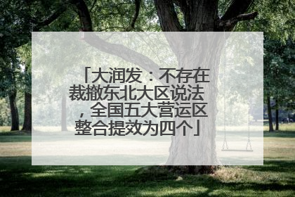 大润发：不存在裁撤东北大区说法，全国五大营运区整合提效为四个