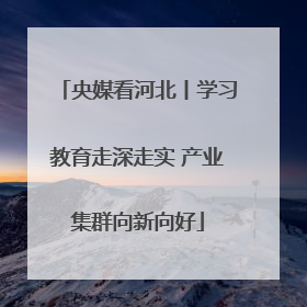 央媒看河北丨学习教育走深走实 产业集群向新向好