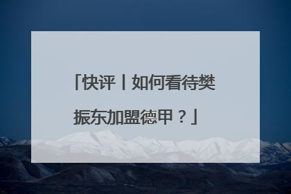 快评丨如何看待樊振东加盟德甲？
