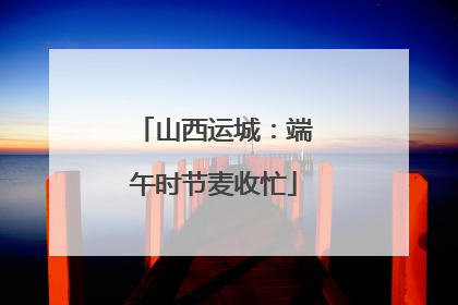 山西运城：端午时节麦收忙