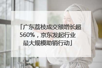 广东荔枝成交额增长超560%，京东发起行业最大规模助销行动