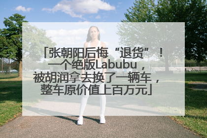 张朝阳后悔“退货”！一个绝版Labubu，被胡润拿去换了一辆车，整车原价值上百万元