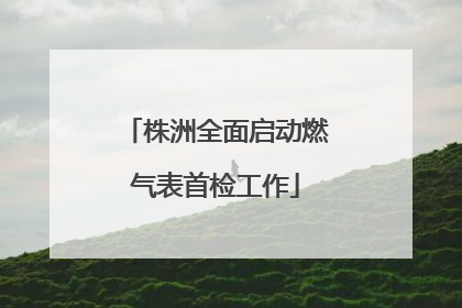 株洲全面启动燃气表首检工作