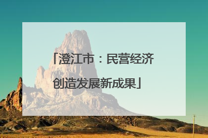 澄江市：民营经济创造发展新成果