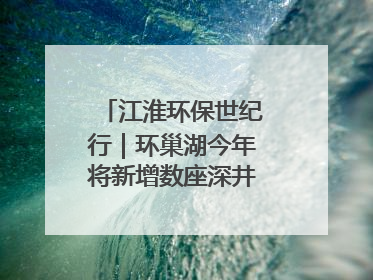 江淮环保世纪行｜环巢湖今年将新增数座深井控藻平台