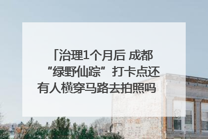 治理1个月后 成都“绿野仙踪”打卡点还有人横穿马路去拍照吗？｜民情瞭望