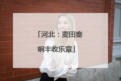 河北：麦田奏响丰收乐章