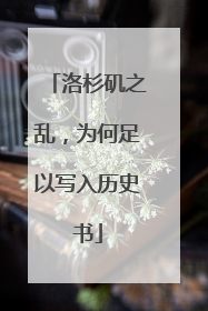 洛杉矶之乱，为何足以写入历史书