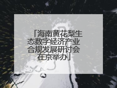 海南黄花梨生态数字经济产业合规发展研讨会在京举办