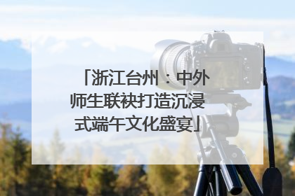 浙江台州：中外师生联袂打造沉浸式端午文化盛宴