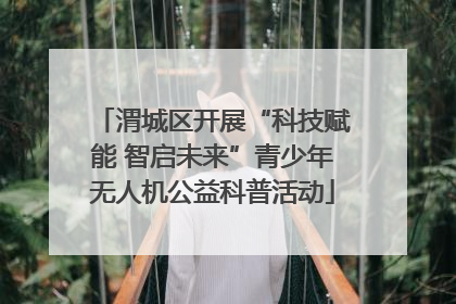 渭城区开展“科技赋能 智启未来”青少年无人机公益科普活动