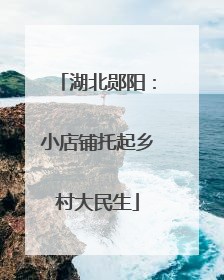 湖北郧阳：小店铺托起乡村大民生