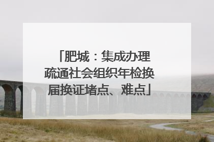 肥城：集成办理 疏通社会组织年检换届换证堵点、难点