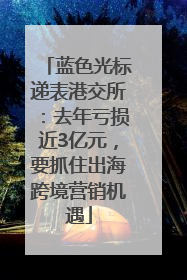 蓝色光标递表港交所：去年亏损近3亿元，要抓住出海跨境营销机遇