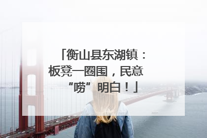 衡山县东湖镇：板凳一圈围，民意“唠”明白！