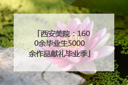 西安美院：1600余毕业生5000余作品献礼毕业季