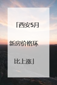 西安5月新房价格环比上涨