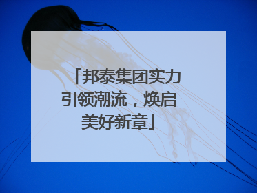邦泰集团实力引领潮流，焕启美好新章