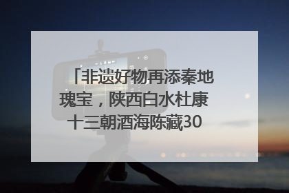 非遗好物再添秦地瑰宝，陕西白水杜康十三朝酒海陈藏30年别具一格