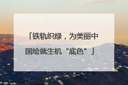 铁轨织绿，为美丽中国绘就生机“底色”